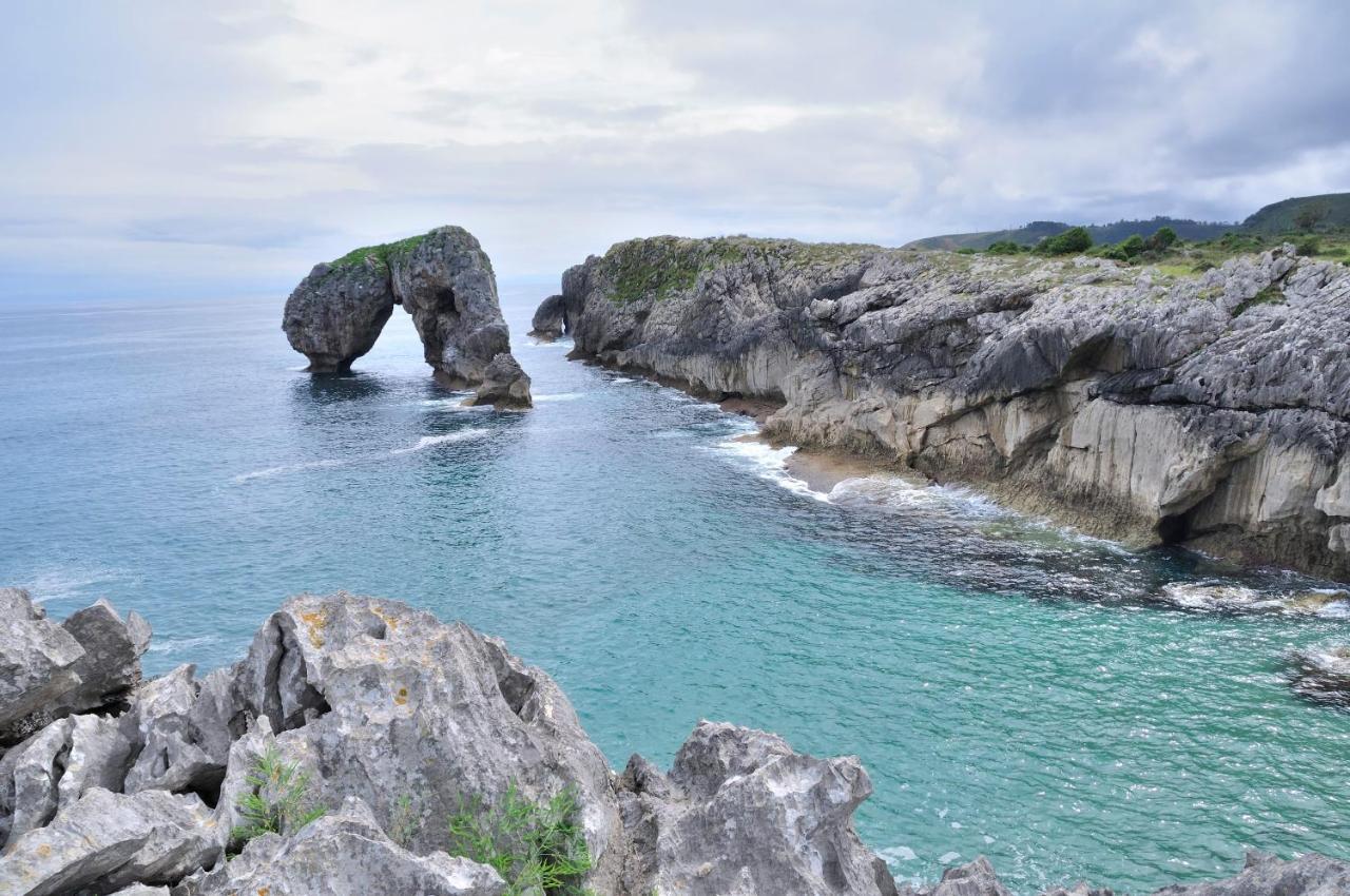 Casa Rural Las Fraguas Llanes, Gulpiyuri, Bufones Exteriér fotografie